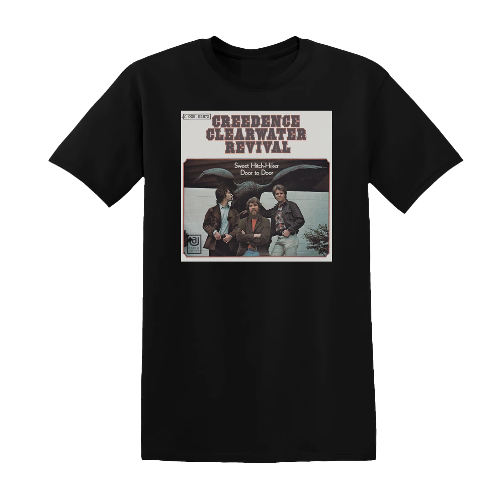 Creedence Clearwater Revival - Sweet Hitch Hiker Door To Door Album Cover T-Shirt