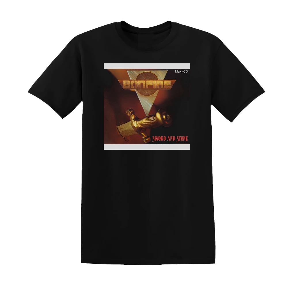 Bonfire - Sword And Stone 1 Album Cover T-Shirt