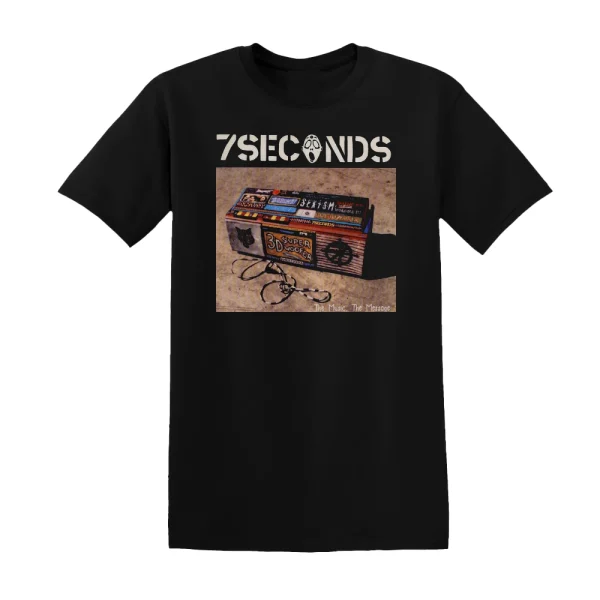 7 Seconds - The Music The Message Album Cover T-Shirt
