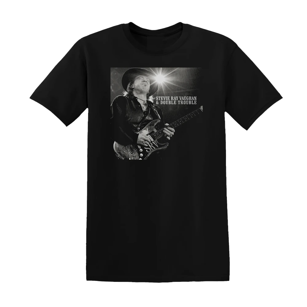 Stevie Ray Vaughan and Double Trouble - The Real Deal Greatest Hits Volume 1 Album Cover T-Shirt
