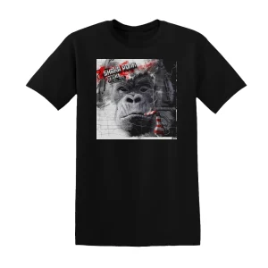 Shaka Ponk - The White Pixel Ape Smoking Isolate To Keep In Shape Album Cover T-Shirt
