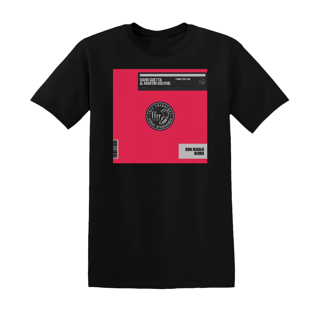 David Guetta - Thing For You Don Diablo Remix Album Cover T-Shirt