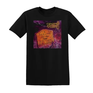 Saint - Too Late For Living Album Cover T-Shirt