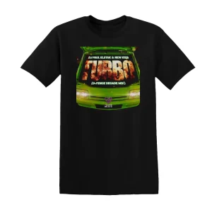 DJ Paul Elstak - Turbo Dfence Decade Mix Album Cover T-Shirt