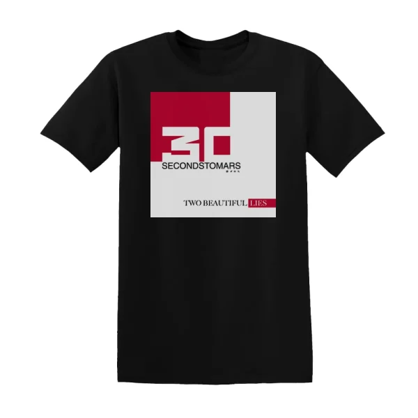 30 Seconds to Mars - Two Beautiful Lies Album Cover T-Shirt