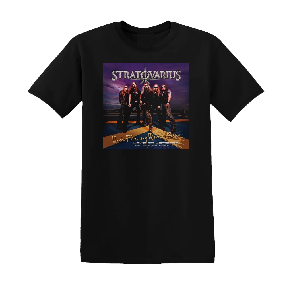 Stratovarius - Under Flaming Winter Skies Live In Tampere Album Cover T-Shirt