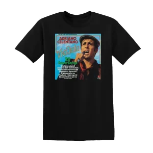 Adriano Celentano - Viva Italia   20 Super Songs Album Cover T-Shirt