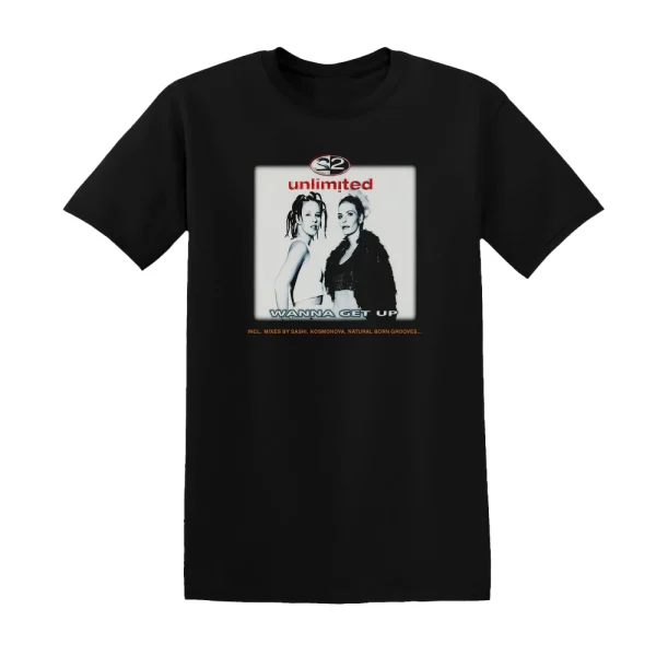 2 Unlimited - Wanna Get Up Album Cover T-Shirt