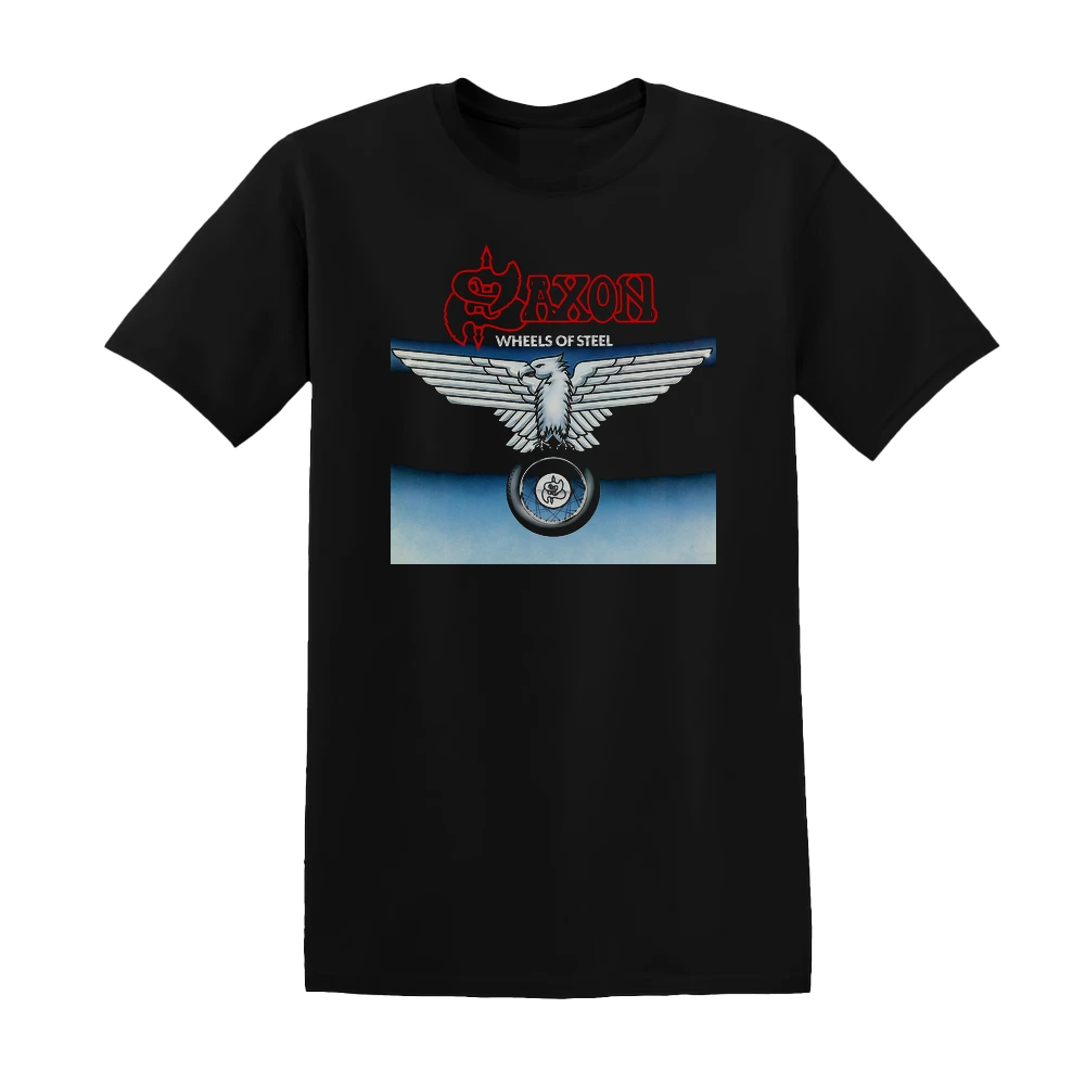 Saxon - Wheels Of Steel Album Cover T-Shirt
