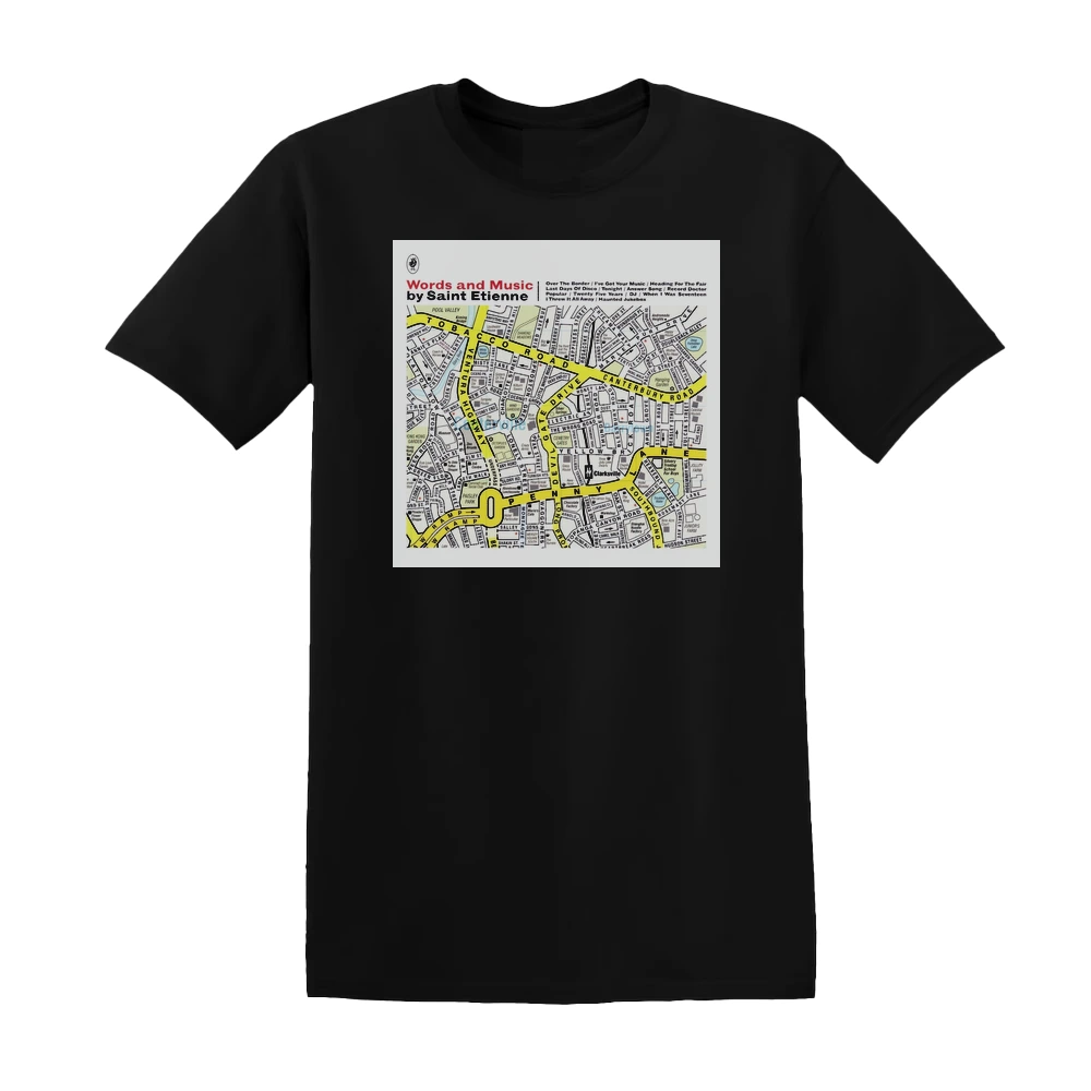 Saint Etienne - Words And Music By Saint Etienne Album Cover T-Shirt