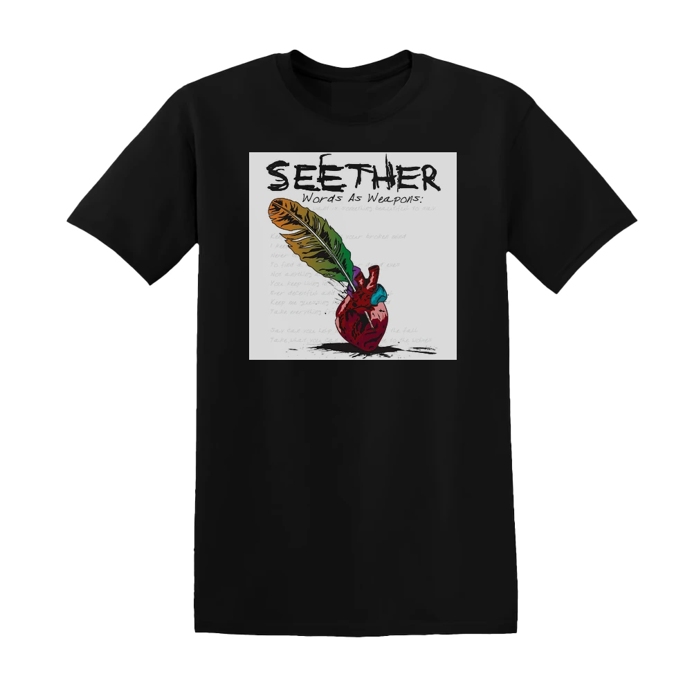 Seether - Words As Weapons Album Cover T-Shirt