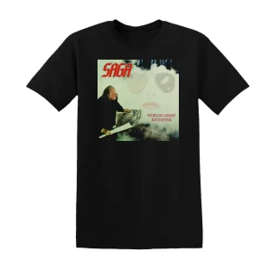 Saga - Worlds Apart Revisited Album Cover T-Shirt