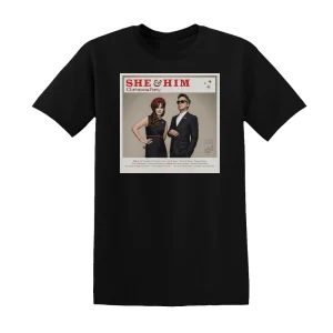 She & Him - Christmas Party Album Cover T-Shirt