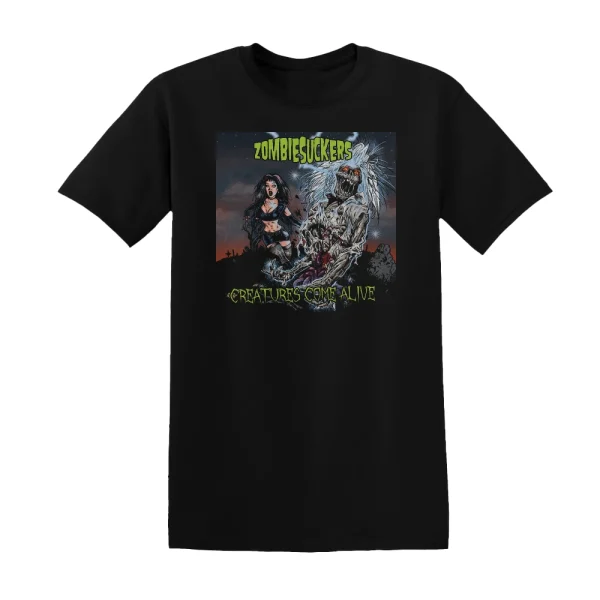 Zombiesuckers - Creatures Come Alive Album Cover T-Shirt