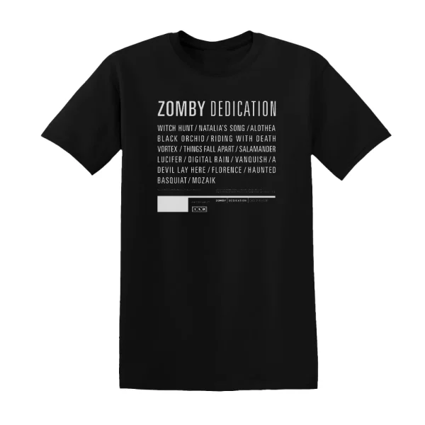 Zomby - Dedication Album Cover T-Shirt