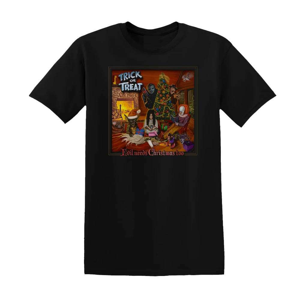 Trick or Treat - Evil Needs Christmas Too Album Cover T-Shirt