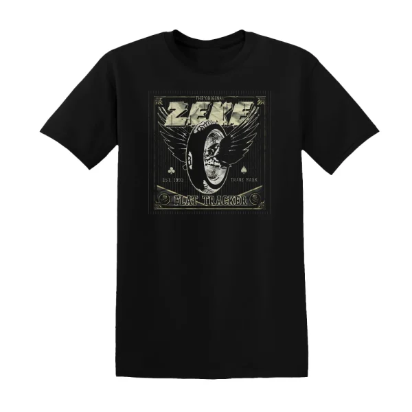 Zeke - Flat Tracker Album Cover T-Shirt