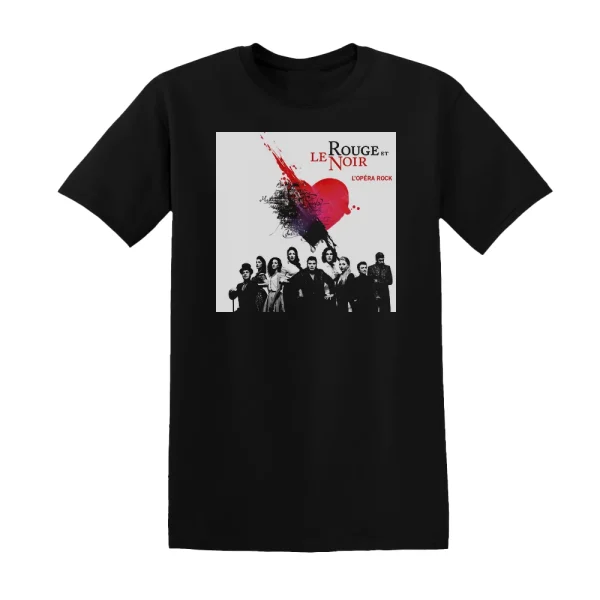 Zazie - Le Rouge Et Le Noir  Lopra Rock Album Cover T-Shirt