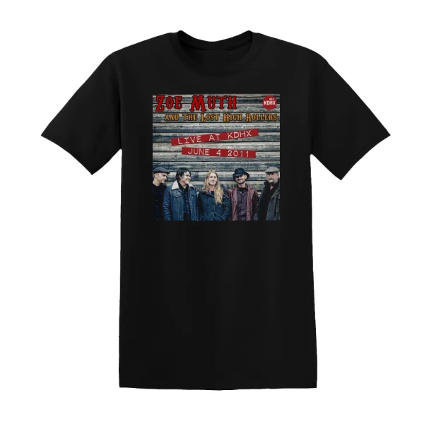Zoe Muth and the Lost High Rollers - Live At Kdhx June 4Th 2011 Album Cover T-Shirt