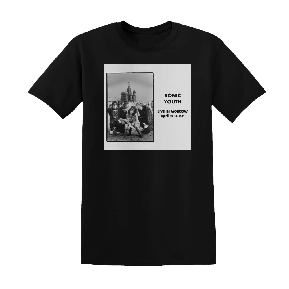 Sonic Youth - Live In Moscow Album Cover T-Shirt