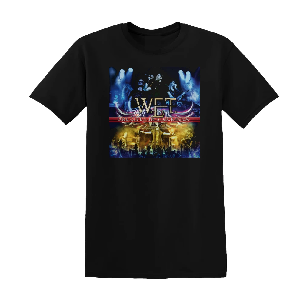 W.E.T. - One Live In Stockholm Album Cover T-Shirt