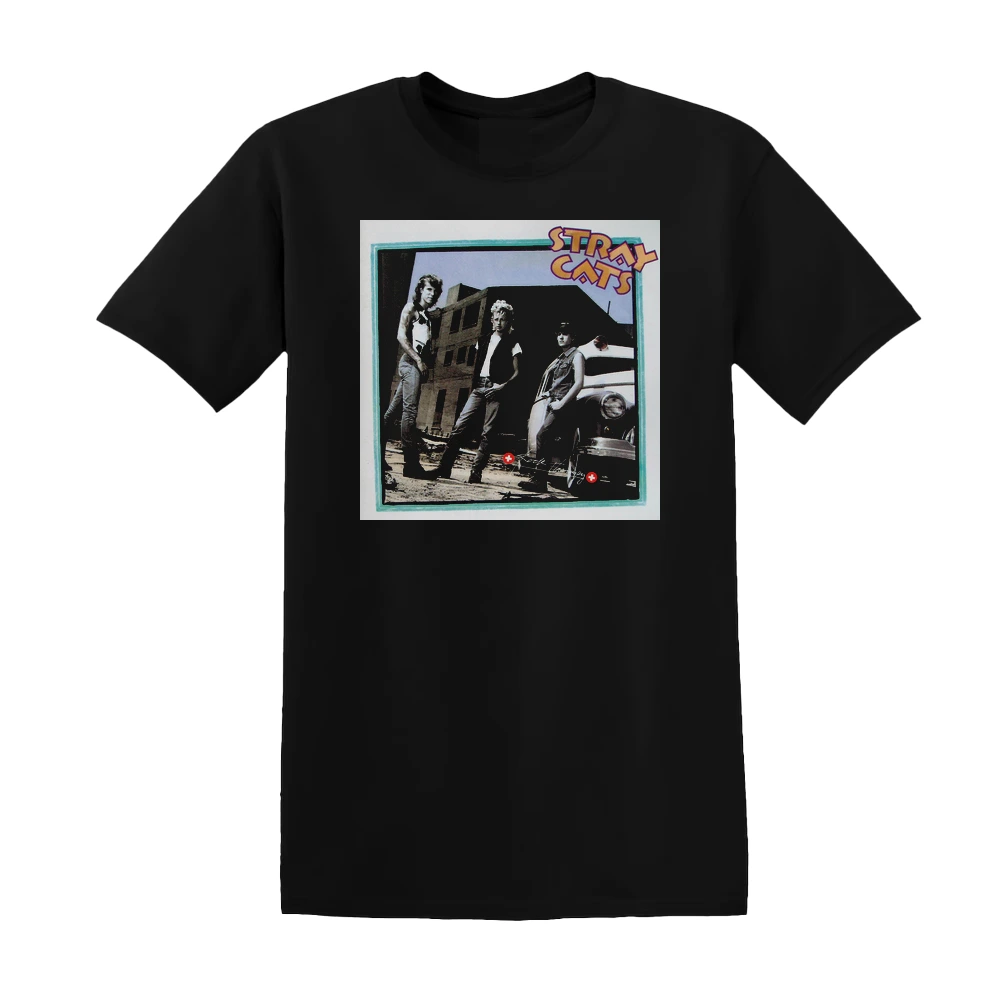 Stray Cats - Rock Therapy Album Cover T-Shirt