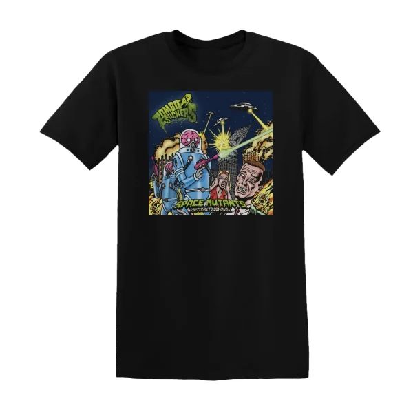 Zombiesuckers - Space Mutants Album Cover T-Shirt