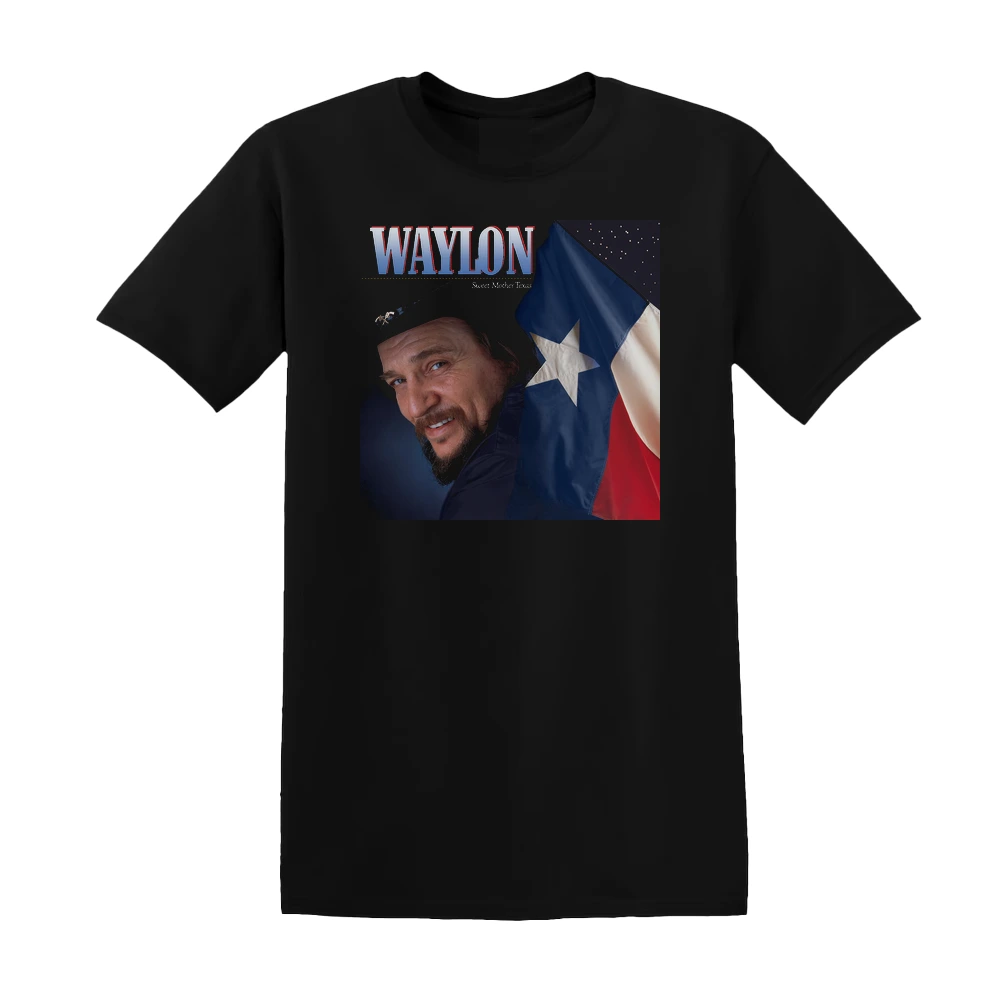 Waylon Jennings - Sweet Mother Texas Album Cover T-Shirt