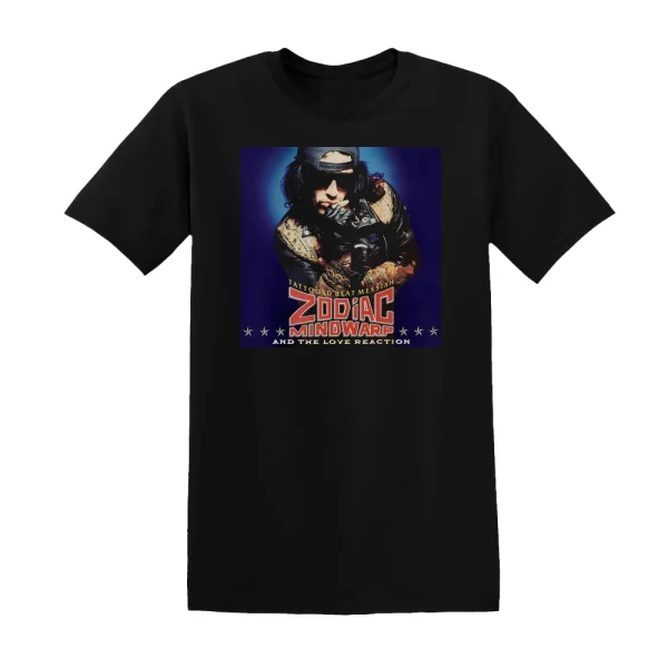 Zodiac Mindwarp and the Love Reaction - Tattooed Beat Messiah Album Cover T-Shirt
