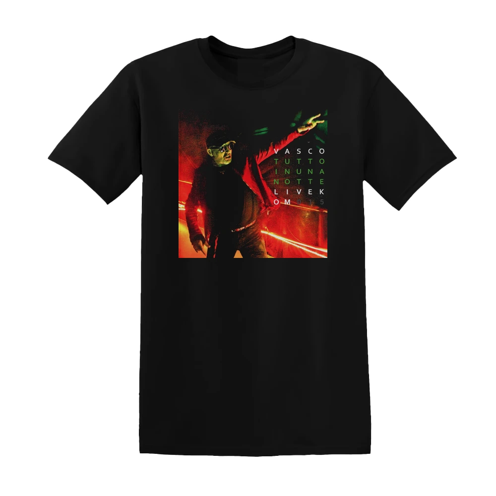 Vasco Rossi - Tutto In Una Notte Live Kom 015 Album Cover T-Shirt