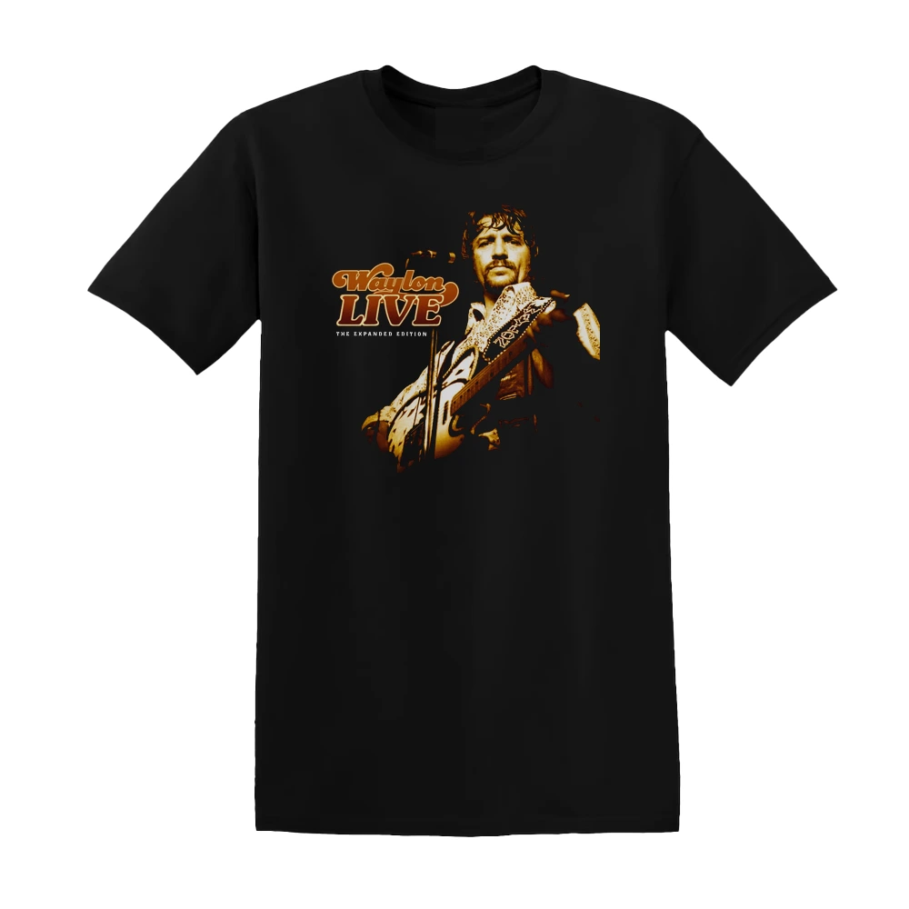 Waylon Jennings - Waylon Live The Expanded Edition Album Cover T-Shirt