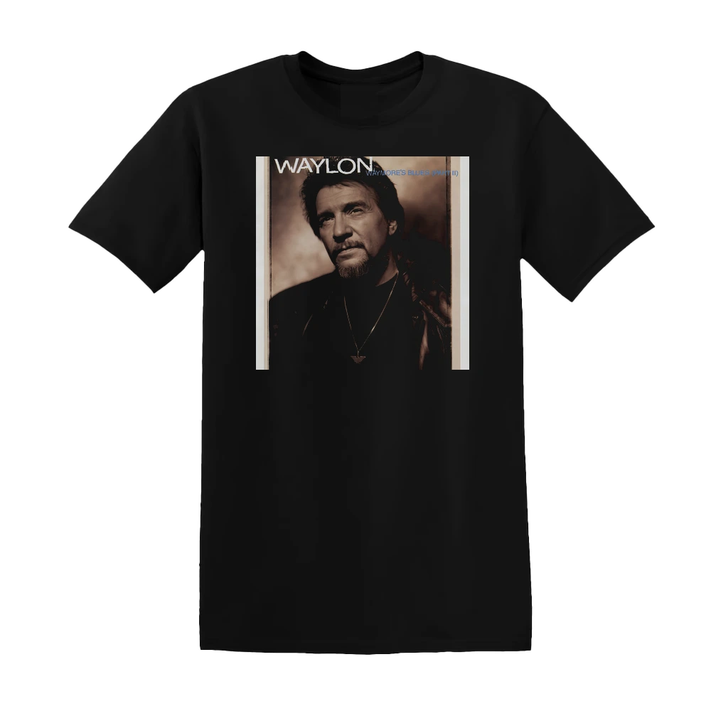 Waylon Jennings - Waymores Blues Part Ii Album Cover T-Shirt