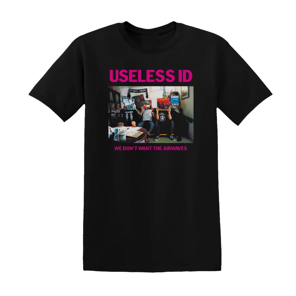 Useless ID - We Dont Want The Airwaves Album Cover T-Shirt