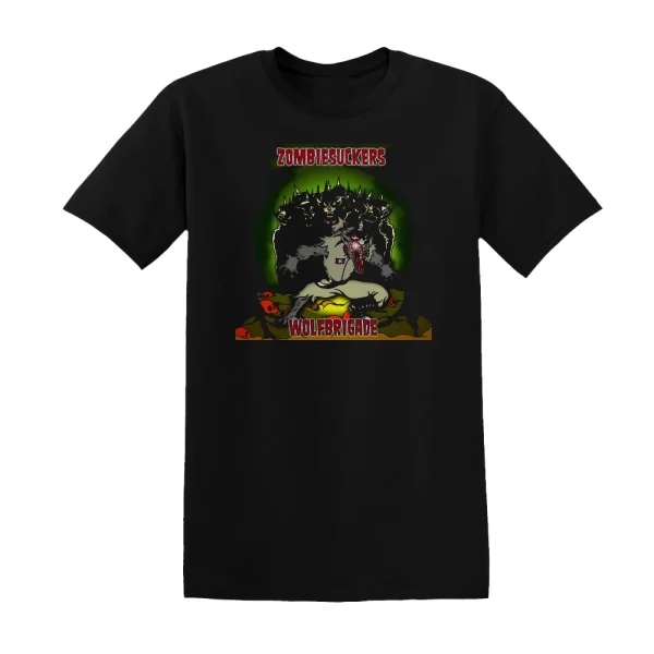 Zombiesuckers - Wolfbrigade Album Cover T-Shirt